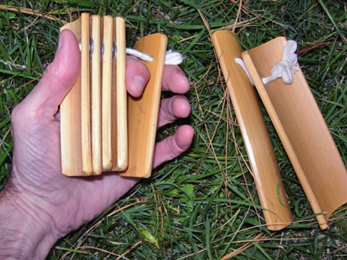 Bamboo clapper deals instrument